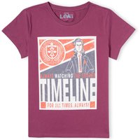 Marvel Timeline Women's T-Shirt - Burgundy - XXL von Marvel