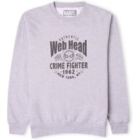 Marvel Web Head Crime Fighter Sweatshirt - Grey - M von Marvel