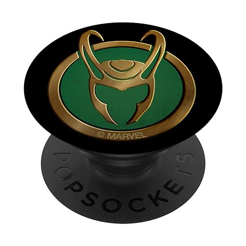 PopSockets Marvel Loki Series Icon PopSockets PopGrip: Ausziehbarer Sockel und Griff für Handys/Tablets mit Tauschbarem Top von Marvel