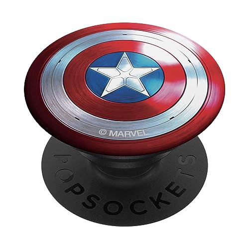 PopSocket : PopGrip The Falcon and the Winter Soldier Captain America Shield PopSockets Ausziehbarer Sockel und Griff für Handys/Tablets mit Tauschbarem Top PopSocket : PopGrip The Falcon and the Winter Soldier Captain America Shield PopSockets Ausziehbarer Sockel und Griff für Handys/Tablets mit Tauschbarem Top von Marvel