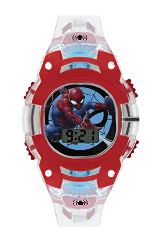 Spiderman Jungen Digital Uhr mit PU Armband SMH4000 von Marvel