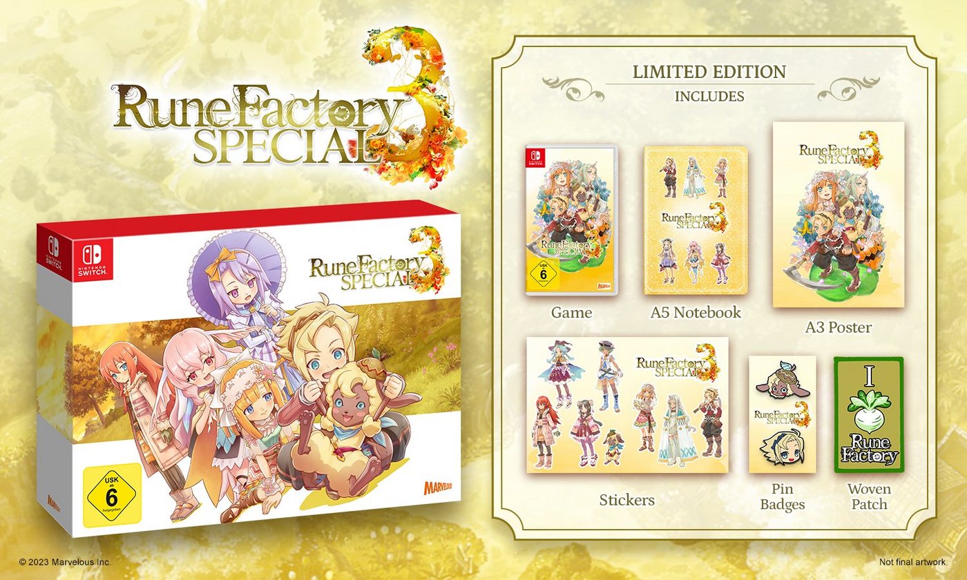 Rune Factory 3 Special Limited Edition Nintendo Switch von Marvelous Games