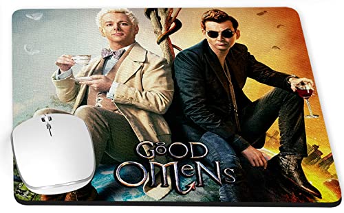 Good Mauspad Omens David PC Tennant Michael Sheen von MasTazas