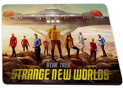 Star Trek Strange New Worlds Anson Mount Rebecca Romijn Ethan Peck B Mauspad PC von MasTazas