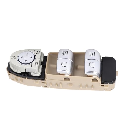 Der Fensterschalter für Linke Fahreranpassungsschalter 2139055103 Fenstersteuerungsschalter für E-Klasse W213 2016-2023 (Beige) von MasYosh