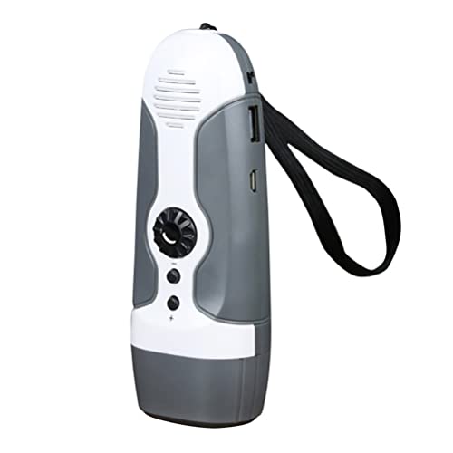 Kurbel-Taschenlampe mit FM-Radio, Notfallalarm & USB-Ladegerät – Wiederaufladbare LED-Taschenlampe für Camping, Reisen, Stromausfälle Kurbel-Taschenlampe mit FM-Radio, Notfallalarm & USB-Ladegerät – Wiederaufladbare LED-Taschenlampe für Camping, Reisen, Stromausfälle von MasYosh