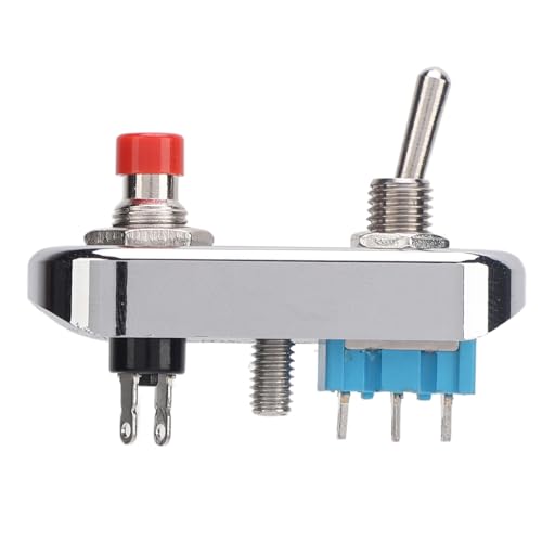 Lenker -Startstop -Schalter Universal Self Reseting Motorcycle Kill Stop Toggle Switch für ATV UTV Dirt Bike (Knopfschalter und 3 Levelschalter) von MasYosh