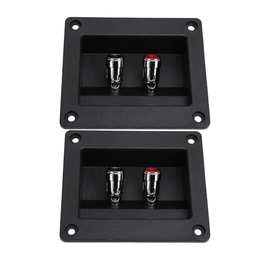 MasYosh 2pcs Lautsprecherbox Anschluss Subwoofer Box Anschlussbecher Federbelastete Buchsen Doppelbindung Post -Lautsprecher -Terminalplatten für Auto -RV -Boot MasYosh 2pcs Lautsprecherbox Anschluss Subwoofer Box Anschlussbecher Federbelastete Buchsen Doppelbindung Post -Lautsprecher -Terminalplatten für Auto -RV -Boot von MasYosh