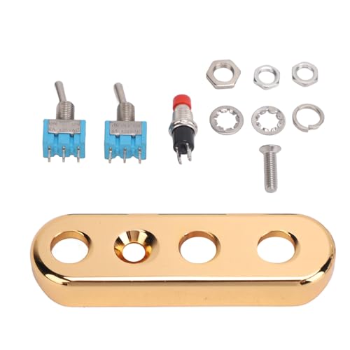 Motorradlenker-Schalter-Start-Horn-Licht Selbst Zurücksetzen der Lenker-Schalter-Taste für ATV UTV Dirt Bike (Knopfschalter und 2 oder 3 Levelschalter) von MasYosh