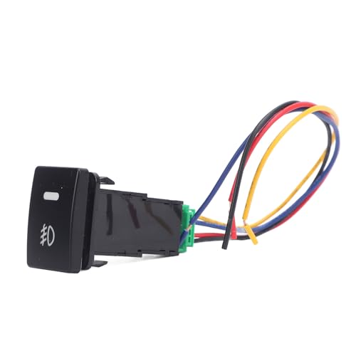 Nebels Chein Werfer Druckknopf Schalter mit Kabelbaum LED-Hintergrund Anzeige Multifunktion Abdichtung Ersatz für Nebels Chein Werfer Druckknopf Schalter mit Kabelbaum LED-Hintergrund Anzeige Multifunktion Abdichtung Ersatz für von MasYosh