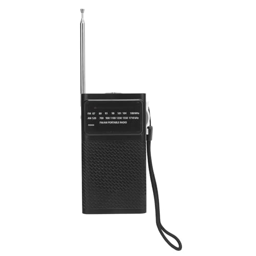 Tragbares AM/FM-Radio – Kompaktes Radio mit Lautsprecher, Taschenradio mit klarem Empfang, ideal für Reisen, Wandern & Outdoor – batteriebetrieben von MasYosh
