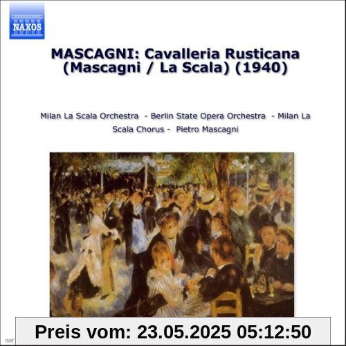 Mascagni: Cavalleria Rusticana (Great Opera Recordings) von Mascagni