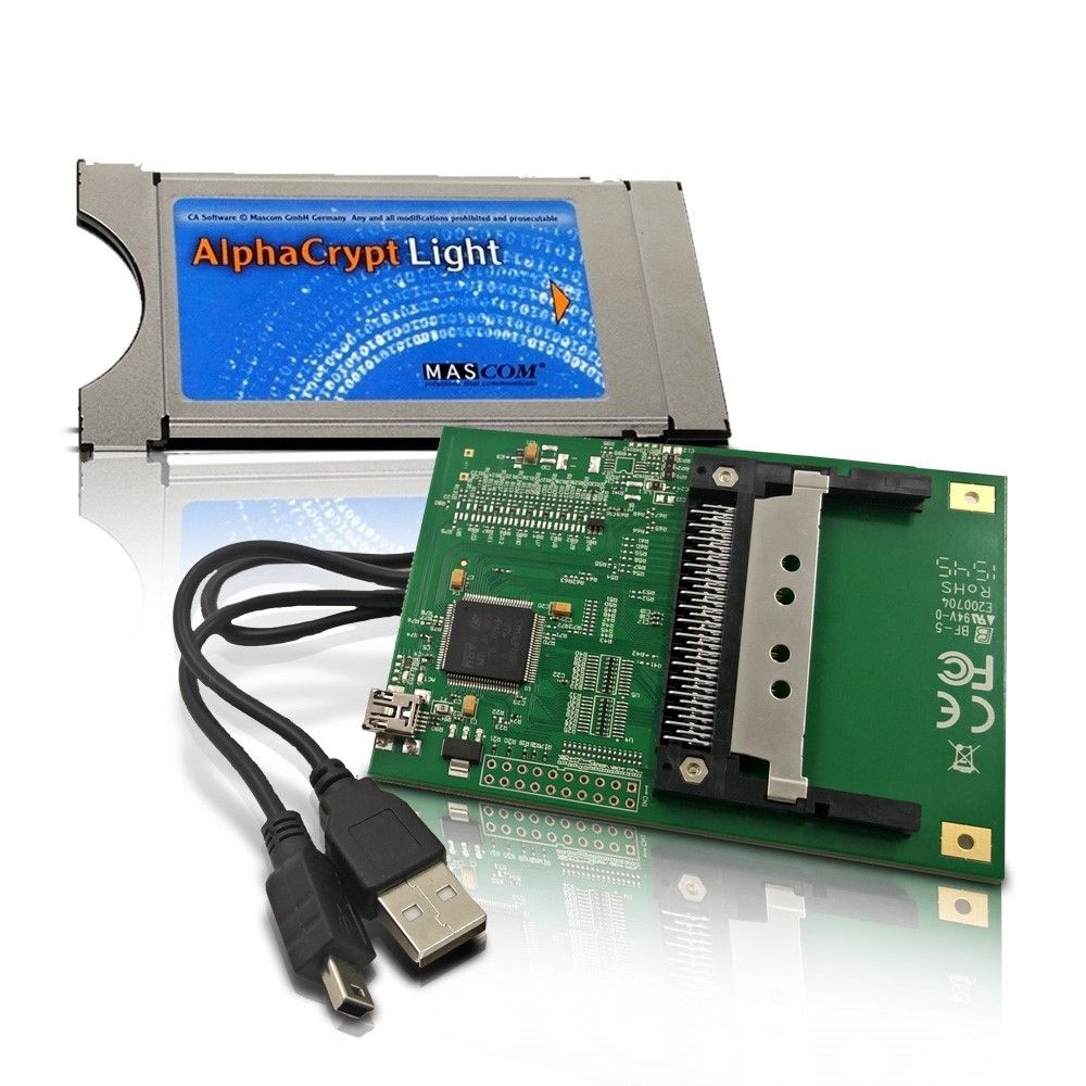 AlphaCrypt Light CI Modul Version R2.2 + HMP USB-CI Programmer f. Alphacrypt Module  ( Bundle ) von Mascom