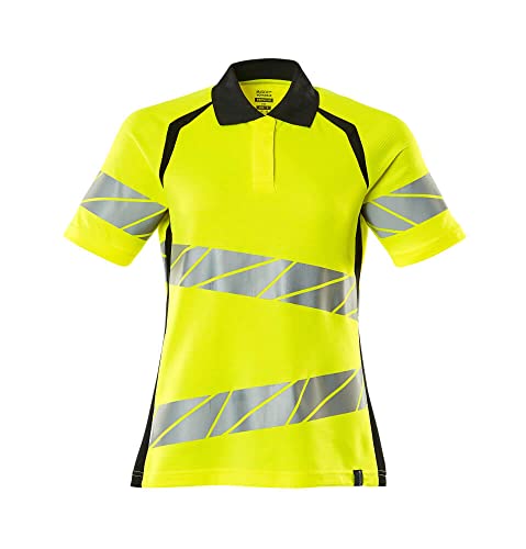 Mascot 19093-771-1709 Accelerate Safe Premium Damen-Passform Zweifarbig Polo-Shirt, Hi-Vis Gelb/Schwarz, 3XL ONE Größe von Mascot