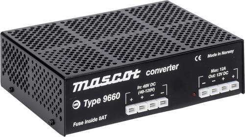 Mascot 9660 DC/DC-Wandler 80 V/DC - 12 V/DC/12A 158W von Mascot