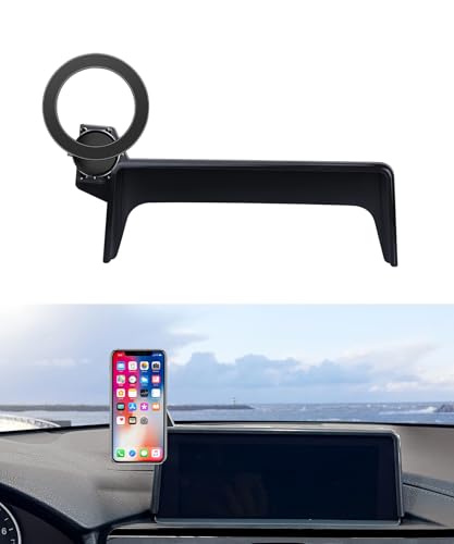 MaserWeller Auto Handyhalterung für 2014-2021 BMW 2er Serie / 2012-2021 BMW 3er Serie / 2014-2021 BMW 4 Serie Zubehör 8,8 Zoll Bildschirm Fester Clip, 360° Drehung Telefonhalterung Kompatibel mit von MaserWeller