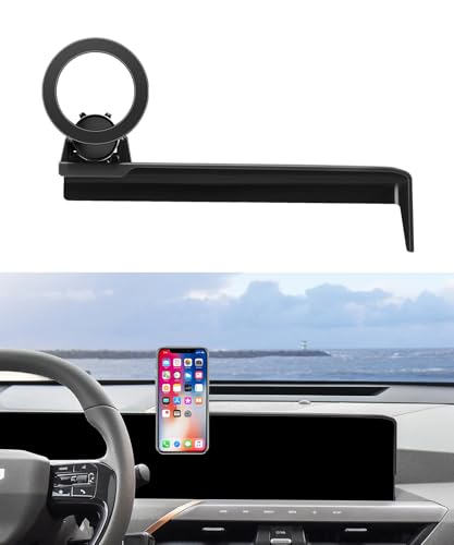 MaserWeller KFZ-Handyhalterung für 2024 KIA EV9 Zubehör, 32,3 cm (12,3 Zoll) Bildschirm, fester Clip, 360° drehbar, Handyhalterung, kompatibel mit MagSafe, Handyhalterung beeinträchtigt nicht die von MaserWeller