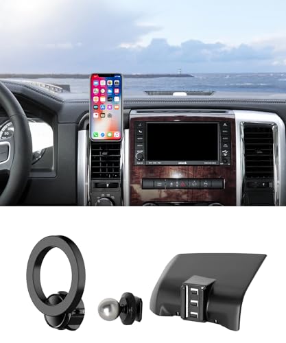 MaserWeller Kfz-Handyhalterung für Dodge RAM 1500 & 2010-2012 RAM 2500/3500 Zubehör, 360° drehbare Handyhalterung, kompatibel mit MagSafe, Handyhalterung MaserWeller Kfz-Handyhalterung für Dodge RAM 1500 & 2010-2012 RAM 2500/3500 Zubehör, 360° drehbare Handyhalterung, kompatibel mit MagSafe, Handyhalterung von MaserWeller