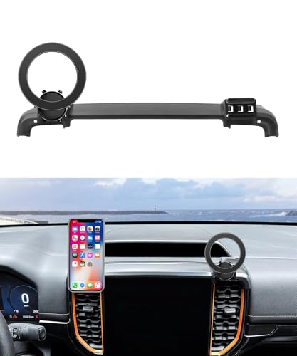 MaserWeller Kfz-Handyhalterung für Ford Ranger-Zubehör 2023, 2024, 2025, 31,8 Zoll (32,1 cm), fester Clip, 360° drehbar, Handyhalterung, kompatibel mit MagSafe, Handyhalterung beeinträchtigt nicht die von MaserWeller