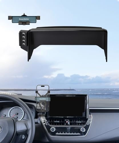 MaserWeller Kfz-Handyhalterung für Toyota Corolla 2019-2025 2020 2021 2022 2023 2024 Corolla Cross Zubehör 8 Zoll Bildschirm Fester Clip 360° Drehung Handyhalterung Handyhalterung MaserWeller Kfz-Handyhalterung für Toyota Corolla 2019-2025 2020 2021 2022 2023 2024 Corolla Cross Zubehör 8 Zoll Bildschirm Fester Clip 360° Drehung Handyhalterung Handyhalterung von MaserWeller