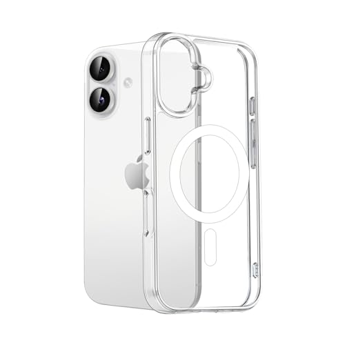 MaserWeller Transparente Schutzhülle für iPhone 16: Klar, magnetisch, Militärqualität, Fallschutz, Anti-Vergilbung, schlanke Hülle, stoßfeste Schutzhülle MaserWeller Transparente Schutzhülle für iPhone 16: Klar, magnetisch, Militärqualität, Fallschutz, Anti-Vergilbung, schlanke Hülle, stoßfeste Schutzhülle von MaserWeller