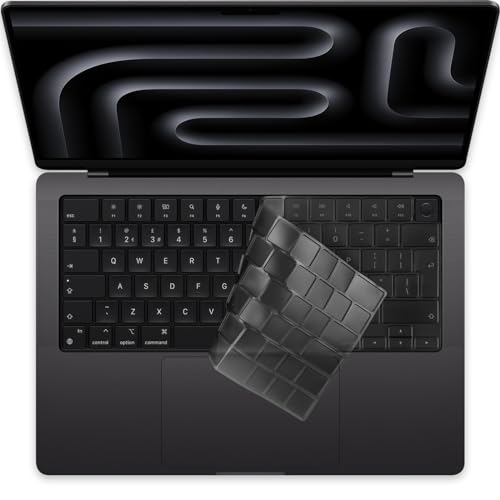 Tastaturabdeckung für MacBook Pro 14/16 Zoll & Air 13/15 Zoll M4 M3 M2 Pro/Max Chip 2025-2021 Modell A3112 A3185 A3403 A3401 A3186 A3240 A3241 Tastatur Schutz Zubehör von MasiBloom