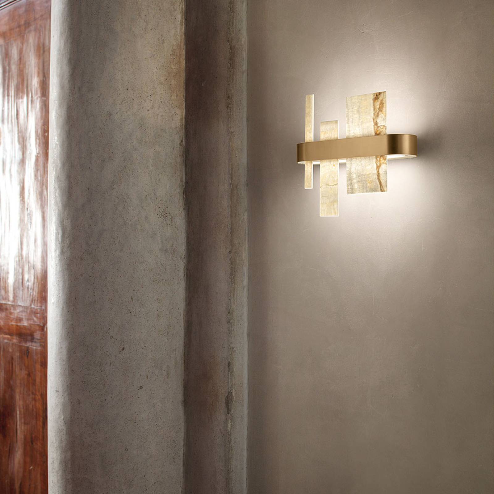 Designer-Wandleuchte Honicé mit LEDs, 37 cm Designer-Wandleuchte Honicé mit LEDs, 37 cm von Masiero