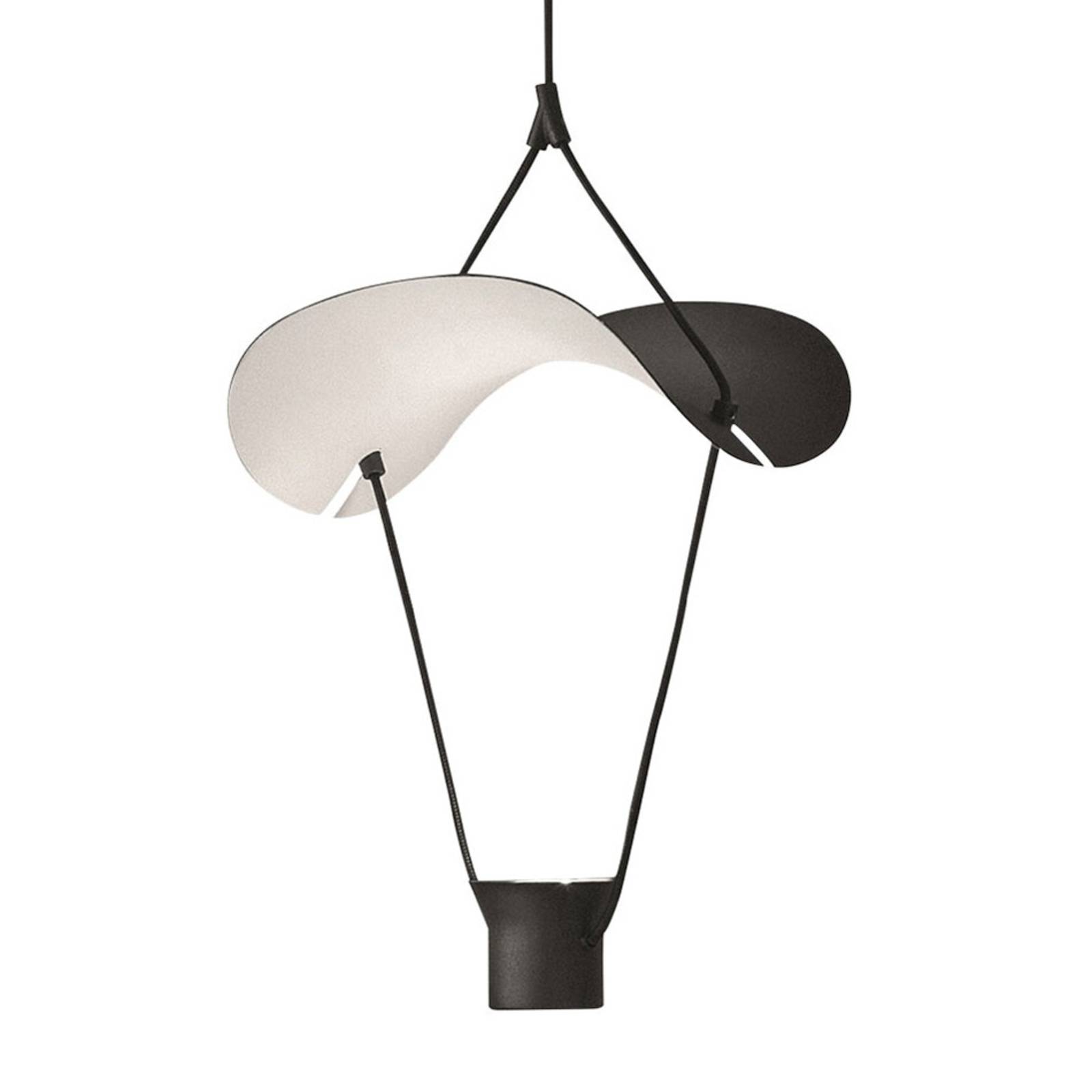 LED-Hängeleuchte Vollee S1 P, 44cm, up, schwarz von Masiero