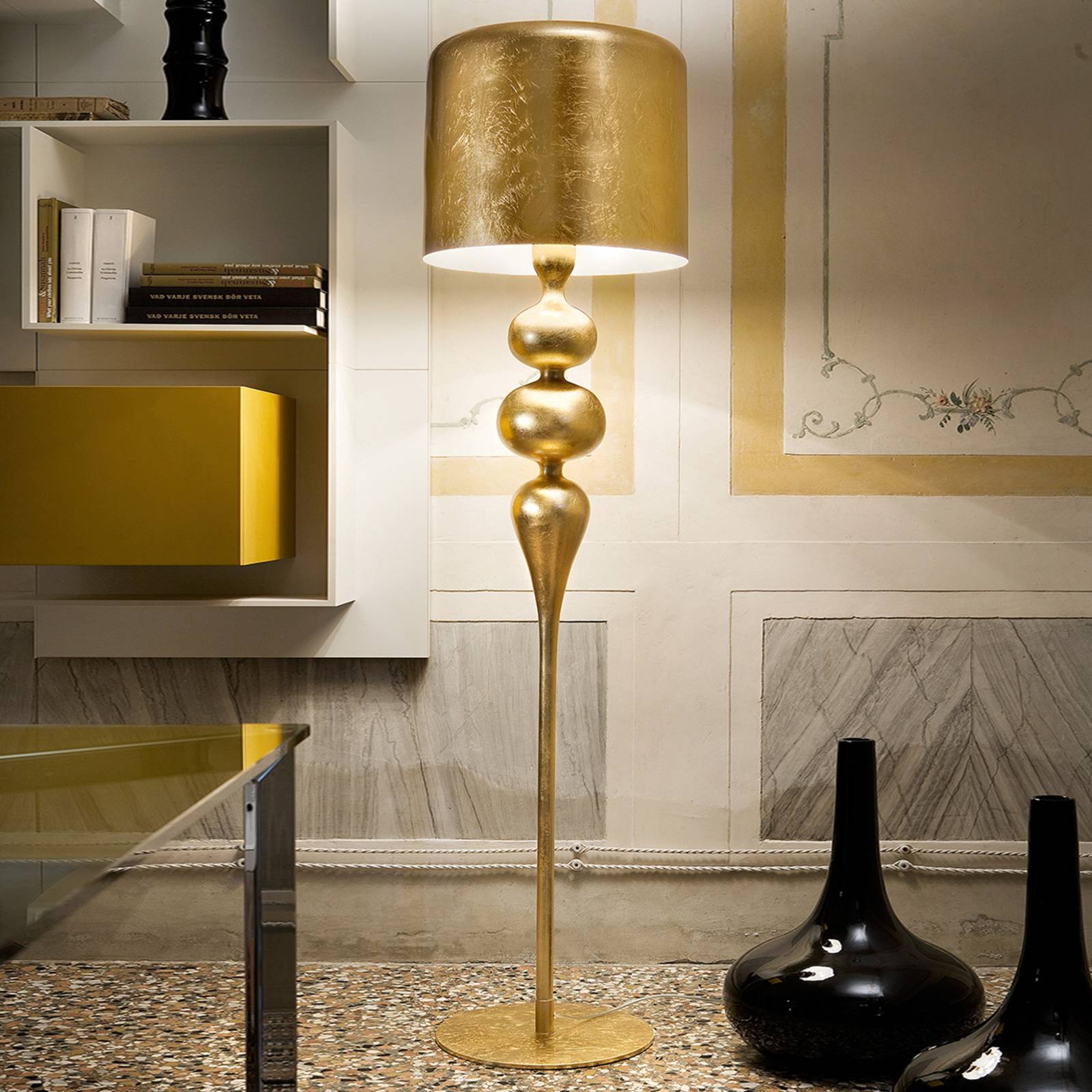 Stehleuchte Eva STL3+1, gold Stehleuchte Eva STL3+1, gold von Masiero