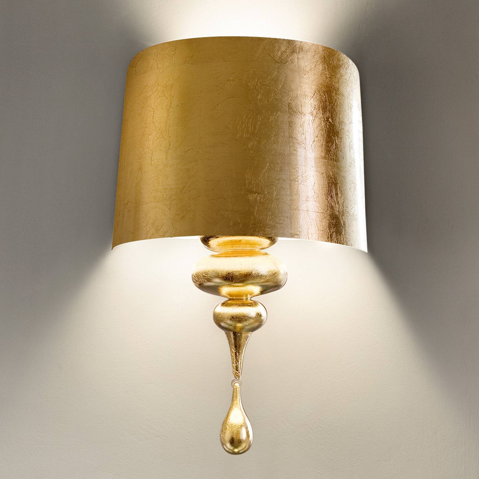 Wandleuchte Eva A3, gold Wandleuchte Eva A3, gold von Masiero
