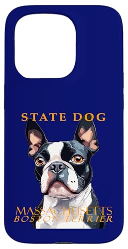 Der Boston-Terrier-Hund aus dem Massachusetts Territory Art Hülle für iPhone 15 Pro Der Boston-Terrier-Hund aus dem Massachusetts Territory Art Hülle für iPhone 15 Pro von Massachusetts Territory Symbols Gifts Tees taiche