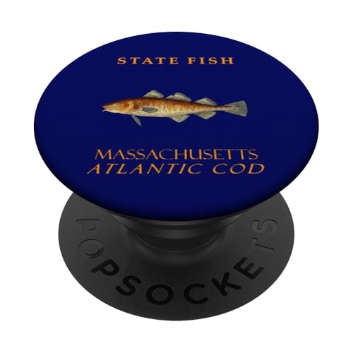 Fischen Sie den Atlantischen Kabeljau aus dem Massachusetts Territory PopSockets Klebender PopGrip Fischen Sie den Atlantischen Kabeljau aus dem Massachusetts Territory PopSockets Klebender PopGrip von Massachusetts Territory Symbols Gifts Tees taiche