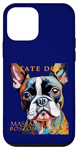 Hund aus Massachusetts Territory The Boston Terrier Artistic Hülle für iPhone 12 mini Hund aus Massachusetts Territory The Boston Terrier Artistic Hülle für iPhone 12 mini von Massachusetts Territory Symbols Gifts Tees taiche