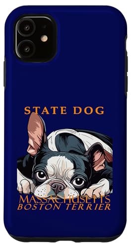 Hund aus dem Massachusetts Territory Der Boston Terrier Hülle für iPhone 11 Hund aus dem Massachusetts Territory Der Boston Terrier Hülle für iPhone 11 von Massachusetts Territory Symbols Gifts Tees taiche