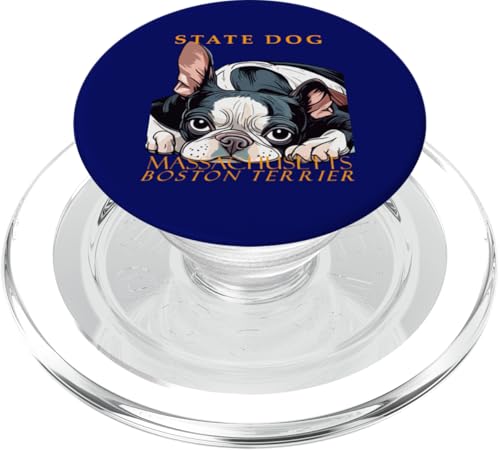 Hund aus dem Massachusetts Territory Der Boston Terrier PopSockets PopGrip für MagSafe Hund aus dem Massachusetts Territory Der Boston Terrier PopSockets PopGrip für MagSafe von Massachusetts Territory Symbols Gifts Tees taiche