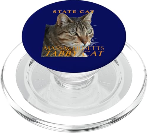 Massachusetts Territory Cat Die atemberaubende Tabby-Katze PopSockets PopGrip für MagSafe Massachusetts Territory Cat Die atemberaubende Tabby-Katze PopSockets PopGrip für MagSafe von Massachusetts Territory Symbols Gifts Tees taiche