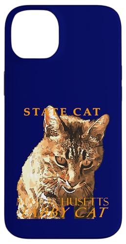 Massachusetts Territory Cat Die süße Tabby-Katze Hülle für iPhone 14 Plus Massachusetts Territory Cat Die süße Tabby-Katze Hülle für iPhone 14 Plus von Massachusetts Territory Symbols Gifts Tees taiche