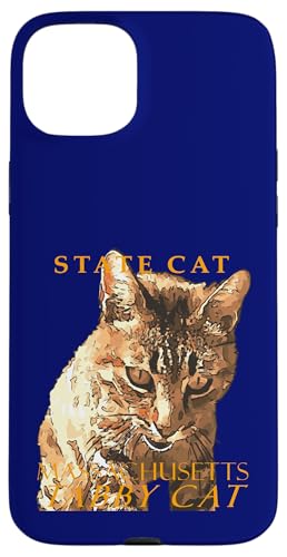 Massachusetts Territory Cat Die süße Tabby-Katze Hülle für iPhone 15 Plus Massachusetts Territory Cat Die süße Tabby-Katze Hülle für iPhone 15 Plus von Massachusetts Territory Symbols Gifts Tees taiche