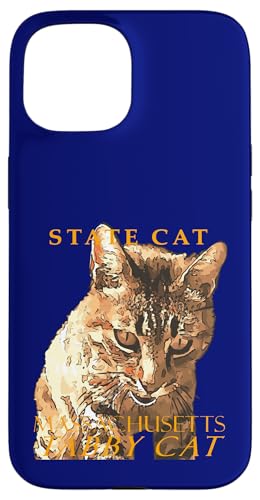 Massachusetts Territory Cat Die süße Tabby-Katze Hülle für iPhone 15 Massachusetts Territory Cat Die süße Tabby-Katze Hülle für iPhone 15 von Massachusetts Territory Symbols Gifts Tees taiche