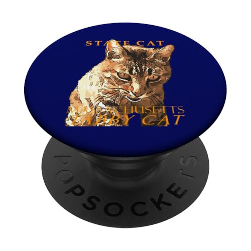 Massachusetts Territory Cat Die süße Tabby-Katze PopSockets Klebender PopGrip Massachusetts Territory Cat Die süße Tabby-Katze PopSockets Klebender PopGrip von Massachusetts Territory Symbols Gifts Tees taiche
