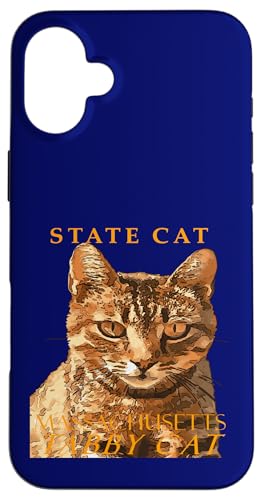 Massachusetts Territory Cat Die wunderschöne Tabby-Katze Hülle für iPhone 16 Plus Massachusetts Territory Cat Die wunderschöne Tabby-Katze Hülle für iPhone 16 Plus von Massachusetts Territory Symbols Gifts Tees taiche