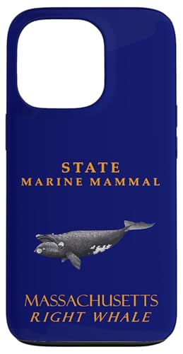 Massachusetts Territory Marine Säugetier Der rechte Wal Hülle für iPhone 13 Pro von Massachusetts Territory Symbols Gifts Tees taiche