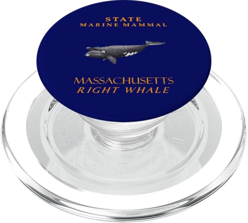 Massachusetts Territory Marine Säugetier Der rechte Wal PopSockets PopGrip für MagSafe Massachusetts Territory Marine Säugetier Der rechte Wal PopSockets PopGrip für MagSafe von Massachusetts Territory Symbols Gifts Tees taiche