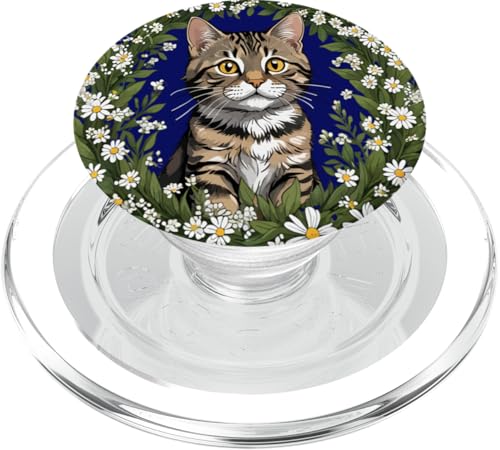Tabby Cat und Massachusetts Mayflowers 1 PopSockets PopGrip für MagSafe Tabby Cat und Massachusetts Mayflowers 1 PopSockets PopGrip für MagSafe von Massachusetts Territory Symbols Gifts Tees taiche