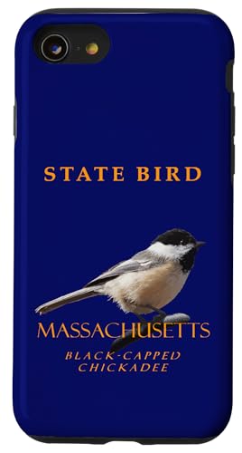 Vogel aus dem Massachusetts Territory Die Schwarzkappen-Meise Hülle für iPhone SE (2020) / 7 / 8 von Massachusetts Territory Symbols Gifts Tees taiche