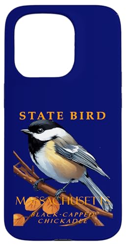 Vogel aus dem Massachusetts Territory Die Schwarzkappen-Meise v2 Hülle für iPhone 15 Pro Vogel aus dem Massachusetts Territory Die Schwarzkappen-Meise v2 Hülle für iPhone 15 Pro von Massachusetts Territory Symbols Gifts Tees taiche