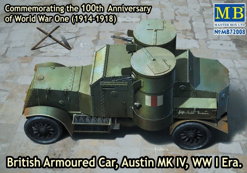British Armoured Car Austin MK IV British Armoured Car Austin MK IV von Master Box Plastic Kits
