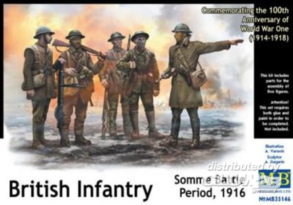 British Infantry, Somme Battle Period 1916 von Master Box Plastic Kits