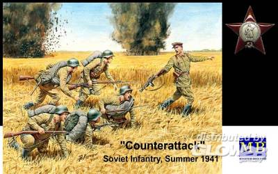 Counterattack, Soviet infantry, 1941 Counterattack, Soviet infantry, 1941 von Master Box Plastic Kits