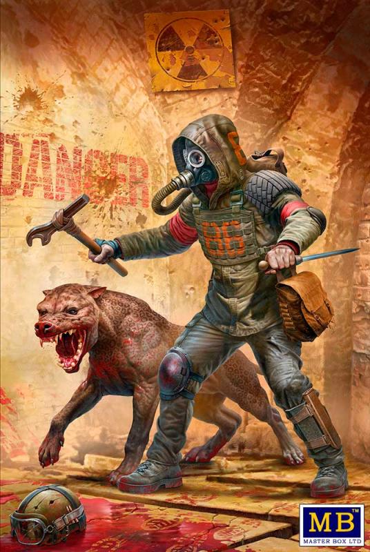 Dogs of the Apocalypse - Post-apocalyptic series - The Last Bridge - Kit No. 7. Dogs of the Apocalypse - Post-apocalyptic series - The Last Bridge - Kit No. 7. von Master Box Plastic Kits